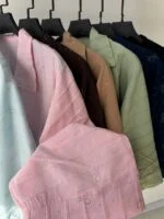شومیز گره ای پاپیونی مزونی - Image 2