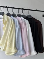 شومیز جلو پیچ شیشه ایی کد ۰۳۵🌸 - Image 5