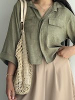 شومیز صوفیا دوجیب{پک 9 تایی} - Image 6