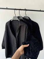 🎀شومیز نگینی قواره دار تک مشکی🎀 - Image 2