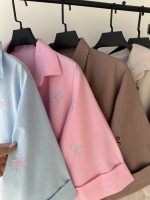 🌸شومیز پاپیونی گلدوزی🌸 - Image 3