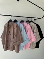 🌸شومیز پاپیون گلدوزی 🌸 - Image 6