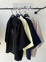 سیلک آستین کوتاه زیپدار (رنگبندی دوم) - Image 2